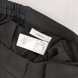 Ameri VINTAGE 02320820070 EMBELLISH TAPERED PANTS タック 異素材 パンツ ブラック レディース アメリヴィンテージ【中古】5-0728M△