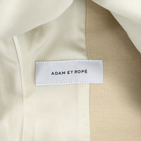 adam et Rope 未使用品 リラクシー 定価24970円 ノーカラージャケット ベージュ レディース アダムエロペ【中古】5-0110T♪