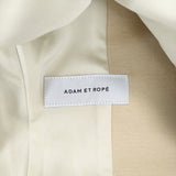 adam et Rope 未使用品 リラクシー 定価24970円 ノーカラージャケット ベージュ レディース アダムエロペ【中古】5-0110T♪