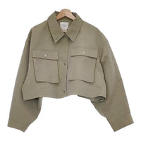 Ameri VINTAGE 01220630450 EMBOSS SHORT ARMY LIKE JACKET サイズF ジャケット カーキ レディース アメリヴィンテージ【中古】5-0206M△