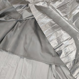 Ameri VINTAGE 02220981620 SHINY PLEATS SKIRT プリーツ サイズM ロングスカート シルバー レディース アメリヴィンテージ【中古】5-0728M△