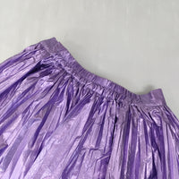 Ameri VINTAGE 02220981620 SHINY PLEATS SKIRT プリーツ サイズS ロングスカート パープル レディース アメリヴィンテージ【中古】5-0728M△