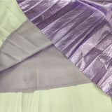 Ameri VINTAGE 02220981620 SHINY PLEATS SKIRT プリーツ サイズS ロングスカート パープル レディース アメリヴィンテージ【中古】5-0728M△