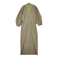 Ameri VINTAGE 02210540641 MEDI OFF SHOULDER PUFF SLEEVE DRESS ワンピース カーキ レディース アメリヴィンテージ【中古】5-0728M△