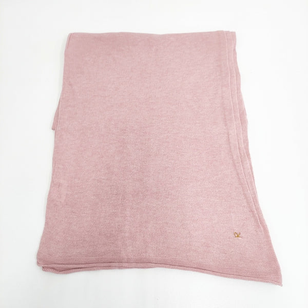 45R/45rpm 超ガーゼ 無地 ストール マフラー ピンク レディース フォーティーファイブアールピーエム【中古】5-1023T◎