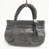 Furla レザーハンドバッグ ハンドバッグ ブラック レディース フルラ【中古】5-0804G◎
