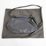 CIVA イタリア製 レザーショルダーバッグ 2way ショルダーバッグ ブラック レディース チーバ【中古】5-0804G◎