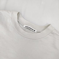 mina perhonen curt va8138 コットン ワンポイント刺繍 ポケット 長袖Ｔシャツ カットソー ロンＴ ライトグレー レディース ミナペルホネン【中古】5-0728M△