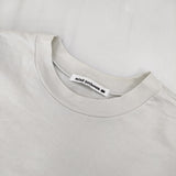 mina perhonen curt va8138 コットン ワンポイント刺繍 ポケット 長袖Ｔシャツ カットソー ロンＴ ライトグレー レディース ミナペルホネン【中古】5-0728M△