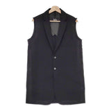 THE RERACS カットオフノースリーブテーラードジャケット 19SS-REBL-198L-J ベスト 19SS ブラック レディース ザリラクス【中古】5-0206G△