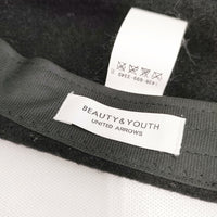 BEAUTY&YOUTH UNITED ARROWS ウール100％ 帽子 ベレー帽 ブラック レディース ビューティアンドユース【中古】5-0115T◎