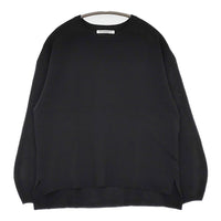 BEAUTY&YOUTH ミラノリブ カーブスリーブ ニット プルオーバー 1613-119-3479 カットソー ブラック レディース ビューティ&ユース【中古】5-0728M△