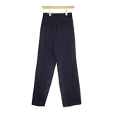 ROKU 6 BEAUTY&YOUTH POLYESTER RAYON BOOTCUT PANTS 定価19800円 8614-202-0469 パンツ ネイビー レディース ロクビューティアンドユース【中古】5-0206G△