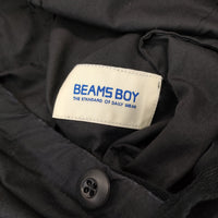 BEAMS BOY アーミーオーバーパンツアレンジワンピース 定価19580円 ワンピース 2024年 ブラック レディース ビームスボーイ【中古】5-0131S♪