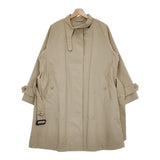 MARGARET HOWELL PROOFED COTTON COATING 578-1112002 定価91300円 ステンカラーコート 20AW ベージュ マーガレットハウエル【中古】5-0110T♪