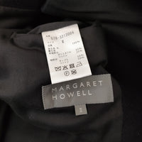 MARGARET HOWELL MILLED WOOL COATING 578-3212004 定価104500円 コート ブルゾン 23AW ブラック マーガレットハウエル【中古】5-0110A♪