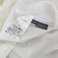 MARGARET HOWELL SHEER COTTON SILK 578-4253001 定価38500円 長袖シャツ 24AW アイボリー レディース マーガレットハウエル【中古】5-0113M♪