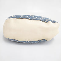 mina perhonen cuddle tambourine ss9974 シルク混 牛革 カドルバッグ ハンドバッグ ミズイロ レディース ミナペルホネン【中古】5-0804G◎