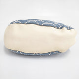 mina perhonen cuddle tambourine ss9974 シルク混 牛革 カドルバッグ ハンドバッグ ミズイロ レディース ミナペルホネン【中古】5-0804G◎