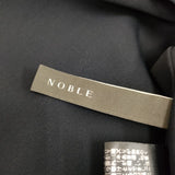 Spick and Span Noble フレアチュニック ノースリーブ ブラウス シャツ ネイビー レディース スピック＆スパン ノーブル【中古】5-0702S∞