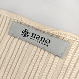 nano universe NL82KNT023SK サイズ38 セーター Vネック リブ ニット アイボリー レディース ナノユニバース【中古】5-0215M△