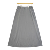 BATONER BEMBERG SKIRT BN-22SL-037 定価19800円 キュプラ混 ロングスカート グレー レディース バトナー【中古】5-0215M△