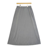 BATONER BEMBERG SKIRT BN-22SL-037 定価19800円 キュプラ混 ロングスカート グレー レディース バトナー【中古】5-0215M△