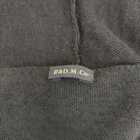R&D.M.Co- リネン100％ カーディガン ブラック レディース オールドマンズテーラー【中古】5-0323M◎