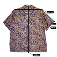 JOURNAL STANDARD ペイズリープリントカイキンシャツ 定価17600円 開襟 半袖シャツ 23SS マルチ レディース ジャーナルスタンダード【中古】5-0702S∞