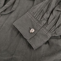 the last flower of the afternoon 追懐のsmock dress ワンピース ブラック レディース ラストフラワー【中古】5-0806M∞