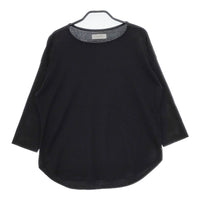 Labo ratory LA059 コットン 長袖Ｔシャツ カットソー ロンＴ ブラック レディース ラボレイトリー【中古】5-0215M△