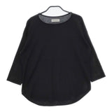 Labo ratory LA059 コットン 長袖Ｔシャツ カットソー ロンＴ ブラック レディース ラボレイトリー【中古】5-0215M△