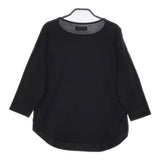Labo ratory LA059 コットン 長袖Ｔシャツ カットソー ロンＴ ブラック レディース ラボレイトリー【中古】5-0215M△