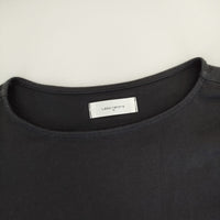 Labo ratory LA059 コットン 長袖Ｔシャツ カットソー ロンＴ ブラック レディース ラボレイトリー【中古】5-0215M△