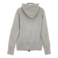 kin ダブルZIP スウェット ヘンプ混 CJ0274 サイズ1 ジップアップ パーカー グレー レディース キン【中古】5-0215M△