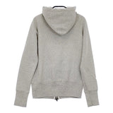 kin ダブルZIP スウェット ヘンプ混 CJ0274 サイズ1 ジップアップ パーカー グレー レディース キン【中古】5-0215M△