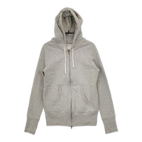 kin ダブルZIP スウェット ヘンプ混 CJ0274 サイズ1 ジップアップ パーカー グレー レディース キン【中古】5-0215M△
