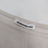 sirenemermaid シレーヌマーメイド ポンチパフスリーブプルオーバー 半袖Ｔシャツ カットソー ベージュ レディース【中古】5-0702S∞