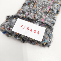 TABASA 未使用品 24AW P.CORNILLON社製 定価8800円 ハンドウォーマー 手袋 グレー 多色 レディース タバサ【中古】5-0115T◎