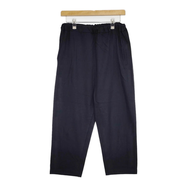 ARTS&SCIENCE 033-L313-358 イージーパンツ ウール サイズ1 パンツ ネイビー レディース アーツ&サイエンス【中古】5-0707M△