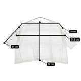 ARTS&SCIENCE サンプル品 レース ブラウス シャツ ホワイト レディース アーツ&サイエンス【中古】5-0403M∞