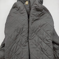 Traditional Weatherwear GRANGE キルティング 裏ボア 36 コート チャコールグレー レディース トラディショナルウェザーウェア【中古】5-0128A♪