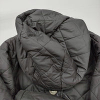 Traditional Weatherwear GRANGE キルティング 裏ボア 36 コート チャコールグレー レディース トラディショナルウェザーウェア【中古】5-0128A♪