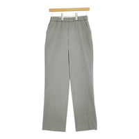 qualite 32440050009 2WAYストレッチセンターベンツパンツ 定価19800円 パンツ セージグリーン レディース カリテ【中古】5-0215M△