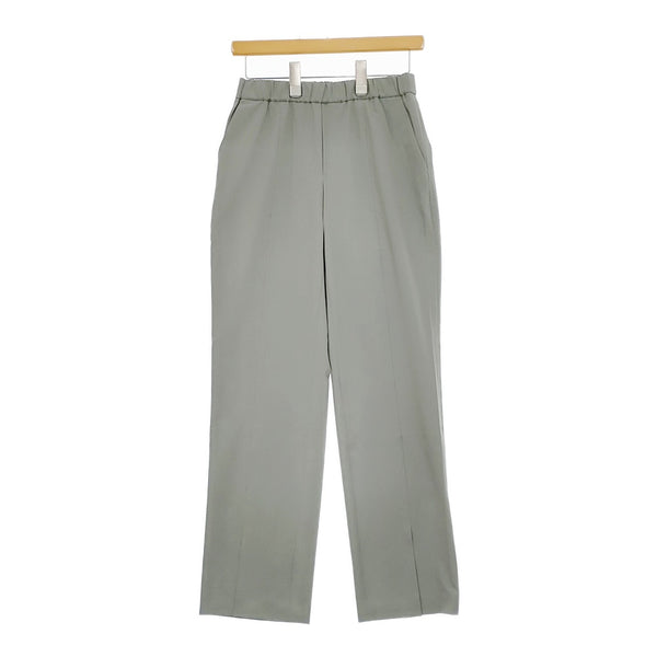 qualite 32440050009 2WAYストレッチセンターベンツパンツ 定価19800円 パンツ セージグリーン レディース カリテ【中古】5-0215M△