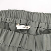 qualite 32440050009 2WAYストレッチセンターベンツパンツ 定価19800円 パンツ セージグリーン レディース カリテ【中古】5-0215M△