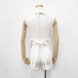 ROKU 6 BEAUTY&YOUTH COTTON HALTER TOP 8618-199-0144 ニット ベスト ホワイト レディース ロクビューティアンドユース【中古】5-0414M◎