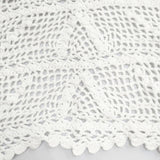 ROKU 6 BEAUTY&YOUTH COTTON HALTER TOP 8618-199-0144 ニット ベスト ホワイト レディース ロクビューティアンドユース【中古】5-0414M◎