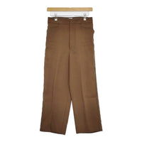 ROKU 6 BEAUTY&YOUTH PIPING PANTS 8614-202-0211 定価22000円 パイピング パンツ ブラウン レディース ロクビューティアンドユース【中古】5-0806G∞