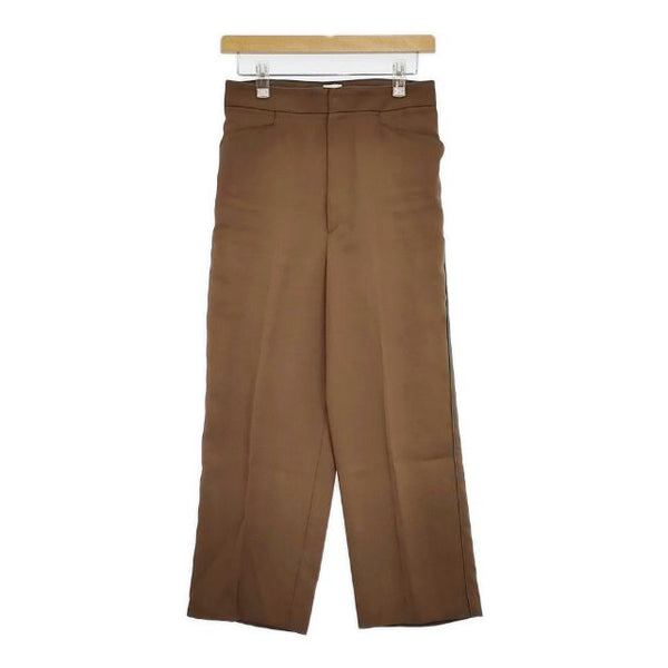 ROKU 6 BEAUTY&YOUTH PIPING PANTS 8614-202-0211 定価22000円 パイピング パンツ ブラウン レディース ロクビューティアンドユース【中古】5-0806G∞